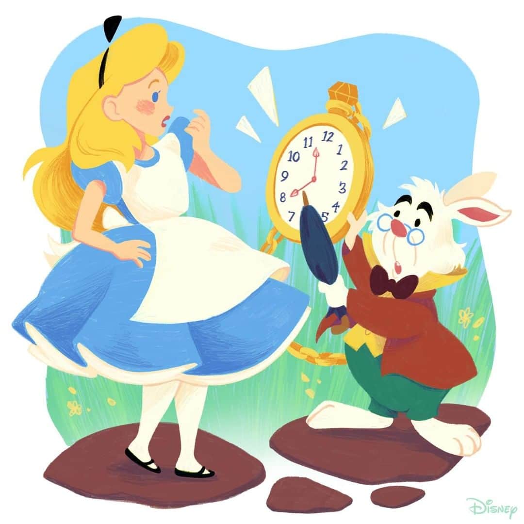 Disneyさんのインスタグラム写真 - (DisneyInstagram)「It's a very important date! In honor of Alice in Wonderland's anniversary, let’s go down the rabbit hole of film trivia: The voice of Alice, Disney Legend Kathryn Beaumont, also voiced Wendy in Peter Pan.」7月29日 0時00分 - disney