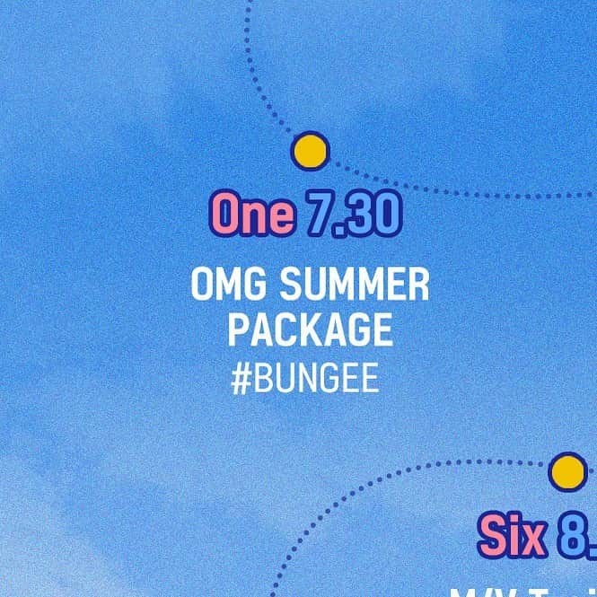 OH MY GIRLさんのインスタグラム写真 - (OH MY GIRLInstagram)「OH MY GIRL SUMMER PACKAGE ALBUM [Fall in Love] BUNGEE JUMP 운영안내 Coming Soon 2019. 08. 05 ⠀ #오마이걸 #OHMYGIRL #OMG #fallinlove #BUNGEE #번지」7月29日 0時02分 - wm_ohmygirl