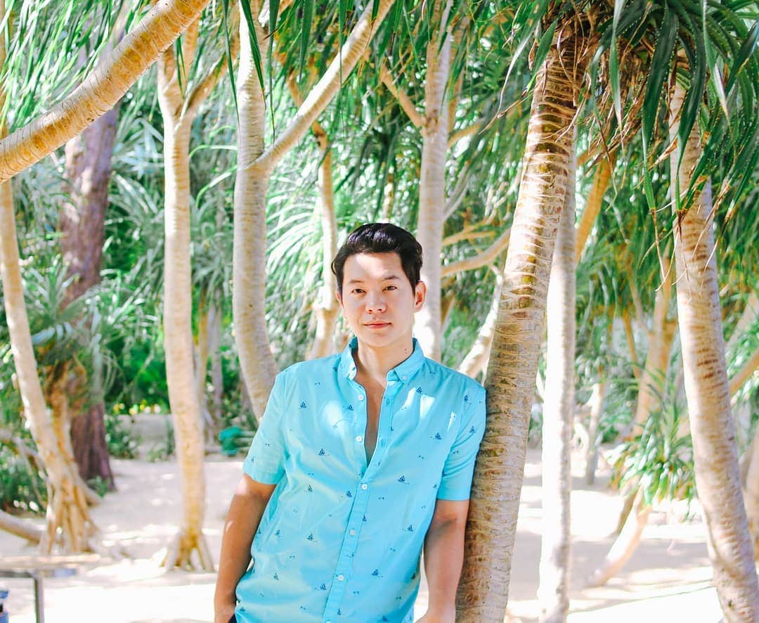 アイス・サランユーのインスタグラム：「Good Morning from Paradise🌴 @bababeachclub  Thanks for refreshing my Day❤ #Bababeachclub #เที่ยวทั่วไทยกับไอซ์ศรัณยู」