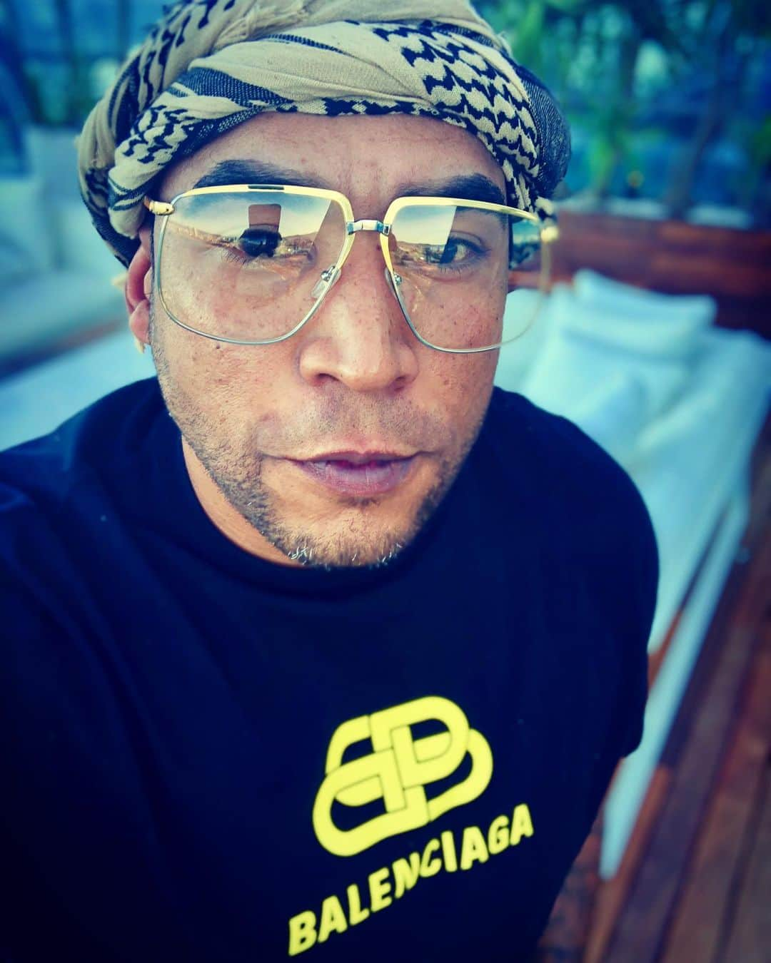 ドン・オマールさんのインスタグラム写真 - (ドン・オマールInstagram)「BARCELONA 2019 #donomar #balenciaga #turban on my @frenchmontana vibe!」7月29日 2時33分 - donomar