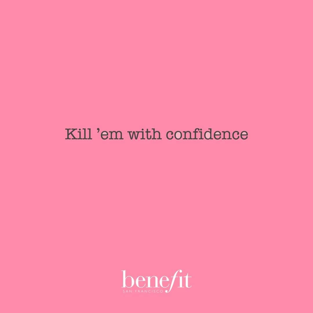 Benefit Cosmetics UKさんのインスタグラム写真 - (Benefit Cosmetics UKInstagram)「COME AT US MONDAY! You deserve to be successful and to look damn good doing it! 💁‍♀💖 #benefit . . . 📷 Image Description: Kill'em with confidence」7月29日 4時01分 - benefitcosmeticsuk