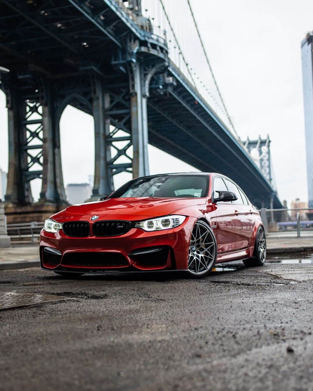 BMWのインスタグラム：「Finds its way, never settle. The BMW M3 Sedan. #TheM3 #BMW #M3 #BMWM #BMWrepost @_barelyworking @Wavywinston」
