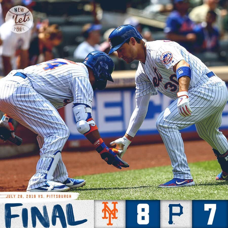 ニューヨーク・メッツさんのインスタグラム写真 - (ニューヨーク・メッツInstagram)「Break out the brooms. 🧹🧹🧹 #MetsWin!」7月29日 5時33分 - mets