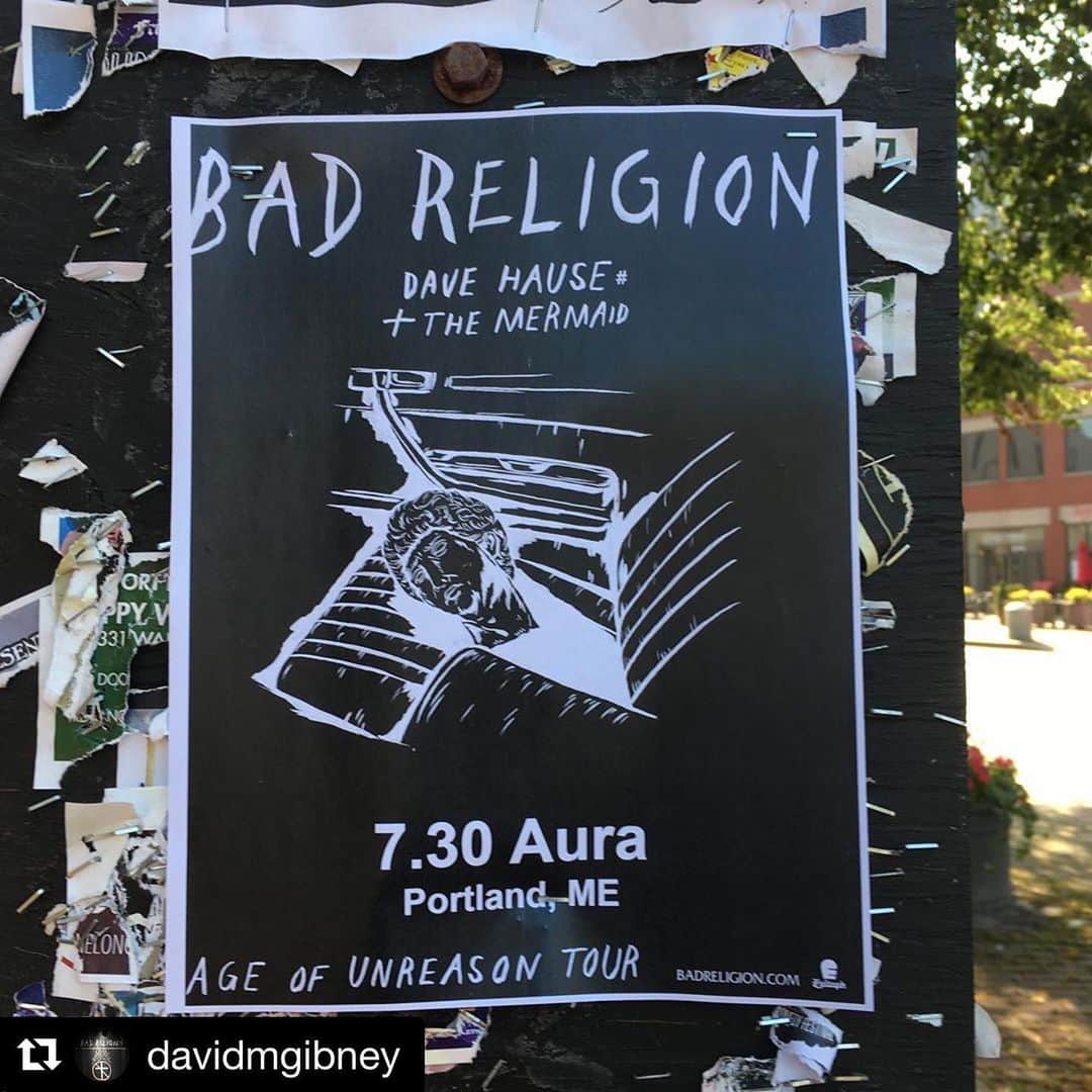 Bad Religionさんのインスタグラム写真 - (Bad ReligionInstagram)「repost @davidmgibney ・・・ Everyone else is coming,..why not you?!?!」7月29日 5時49分 - badreligionband