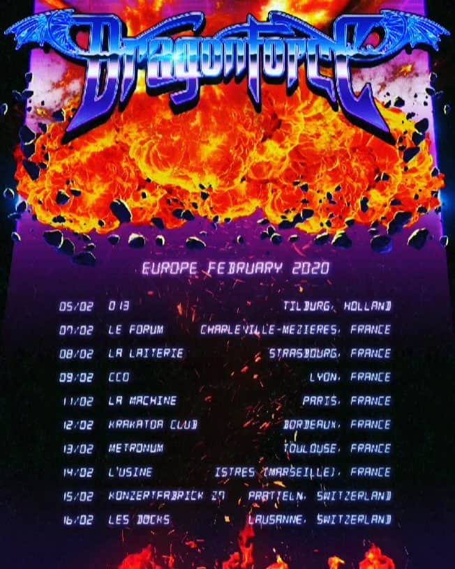 DragonForceのインスタグラム
