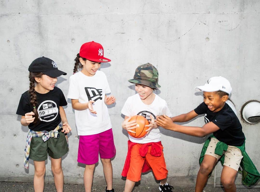 のインスタグラム：「#NewEra #ニューエラ #NewEraJapan #ニューエラキッズ #Kids #KidsFashion #Cap #Apparel #キッズ帽子 #キッズキャップ #キッズtシャツ #ロゴtシャツ」