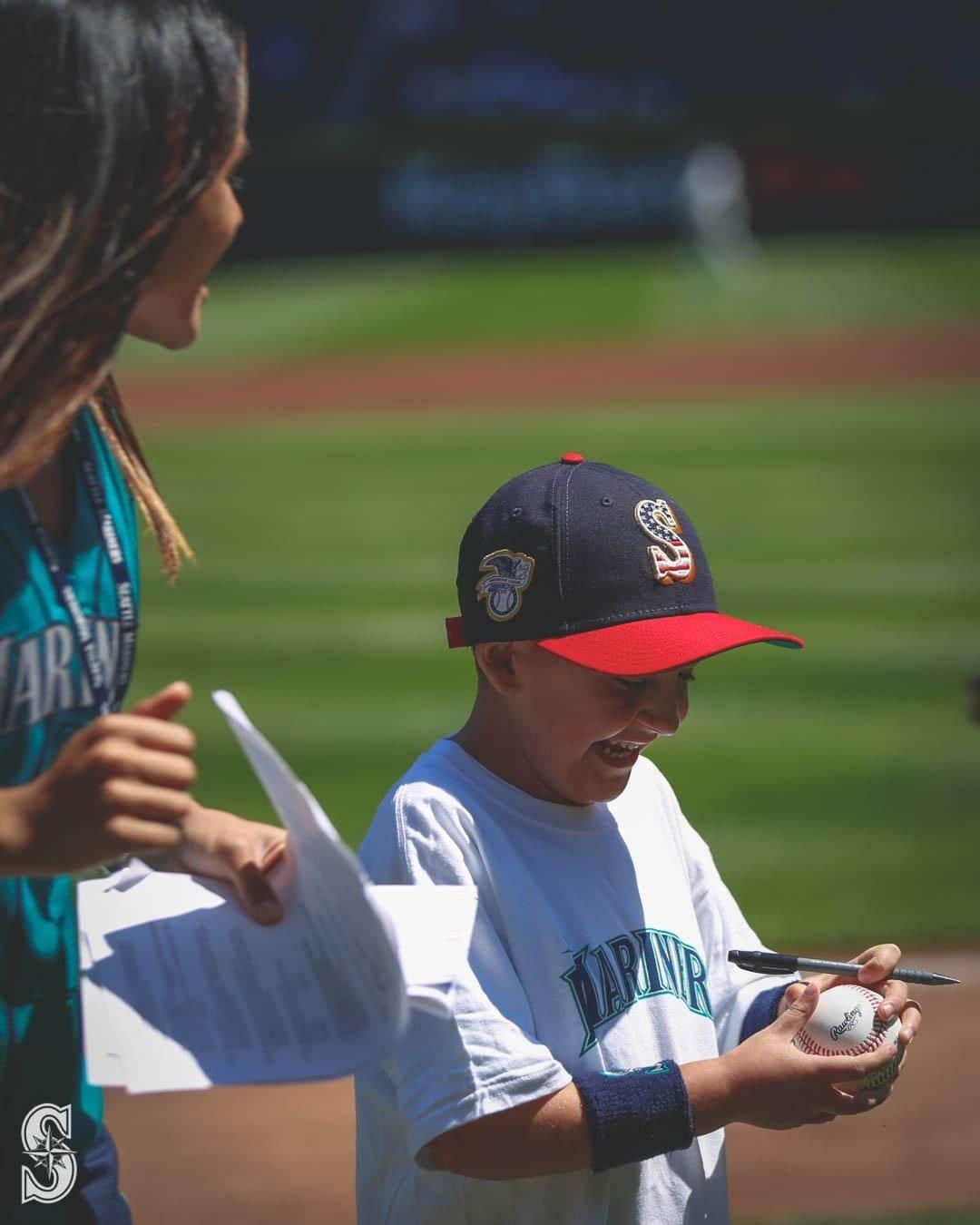 シアトル・マリナーズさんのインスタグラム写真 - (シアトル・マリナーズInstagram)「That look. 😁」7月29日 6時39分 - mariners