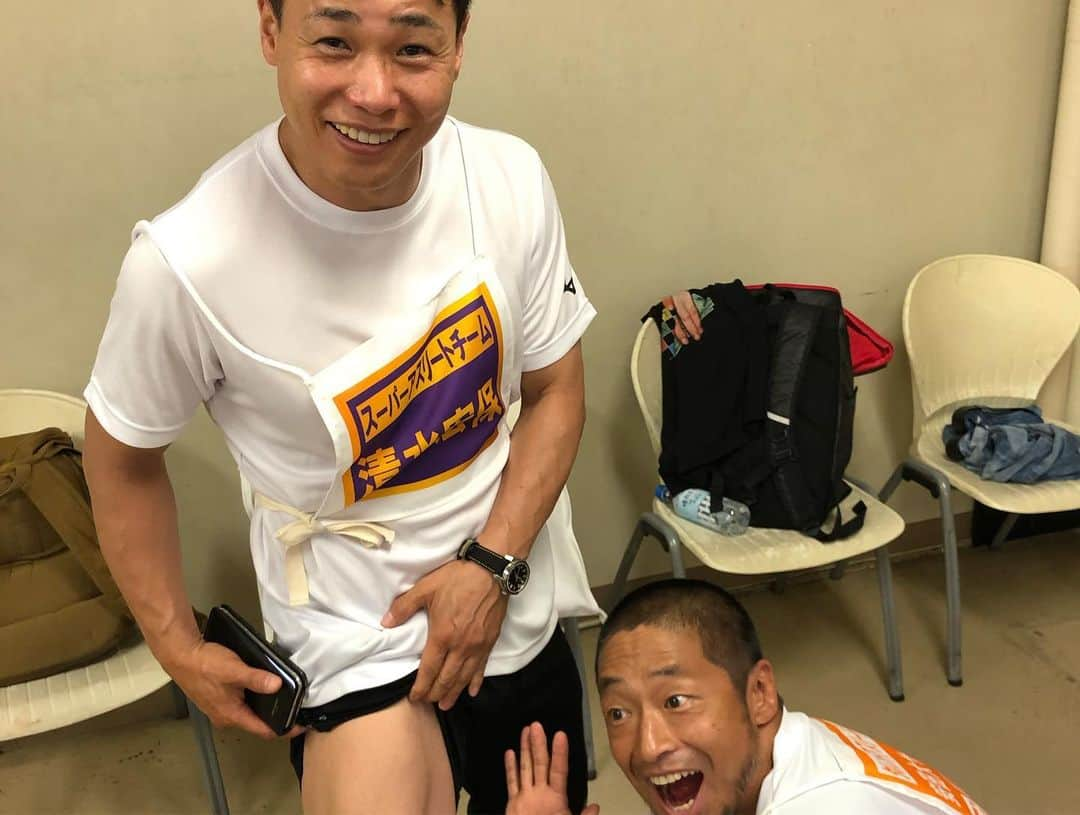 団長安田さんのインスタグラム写真 - (団長安田Instagram)「#吉本陸上松竹初参戦 #ゲツキンファミリーukさんと一緒で良かった #団長安田 #安田大サーカス団長」7月29日 19時44分 - dancyoyasuda