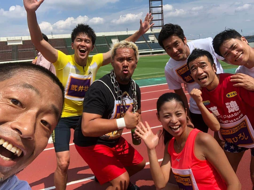 団長安田さんのインスタグラム写真 - (団長安田Instagram)「#吉本陸上松竹初参戦 #ゲツキンファミリーukさんと一緒で良かった #団長安田 #安田大サーカス団長」7月29日 19時44分 - dancyoyasuda