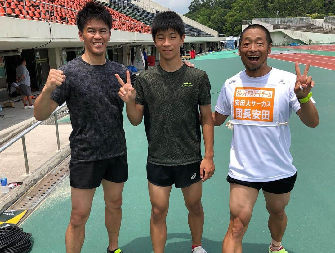 団長安田さんのインスタグラム写真 - (団長安田Instagram)「#吉本陸上松竹初参戦 #ゲツキンファミリーukさんと一緒で良かった #団長安田 #安田大サーカス団長」7月29日 19時44分 - dancyoyasuda