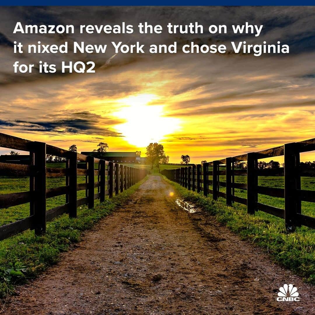 CNBCさんのインスタグラム写真 - (CNBCInstagram)「How did Virginia manage to snag the biggest economic development prize in recent memory?⁠ ⁠ Amazon says its abrupt decision to pull out of a deal to build HQ2 in New York City was not about politics, despite speculation to the contrary. ⁠ ⁠ The biggest motivator for Amazon? A state committed to developing a technology talent pipeline for the future.⁠ ⁠ Virginia has the nation’s largest concentration of science, technology, engineering and math employees.⁠ The state also ranks No. 1 for education, tied with Massachusetts.⁠ ⁠ Read more at the link in bio.⁠ ⁠」7月29日 19時55分 - cnbc