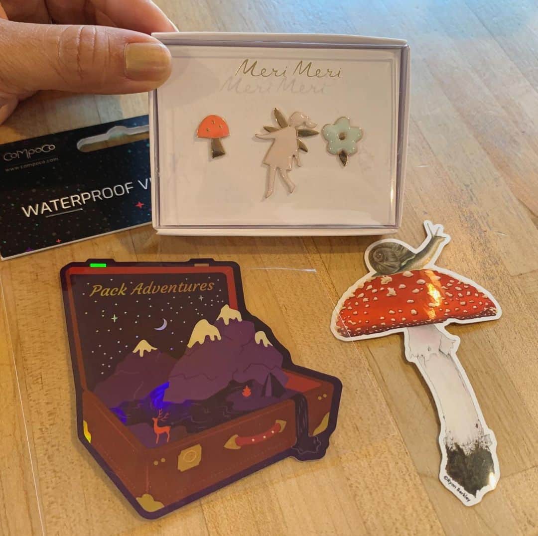 OLIVIAのインスタグラム：「So many fun dreamy goodies at the #wildwoodmakersmarket in South Lake Tahoe. If you’re ever in the area, you must check it out. 💚😍🌈🥰💖This is what I scored there today.」