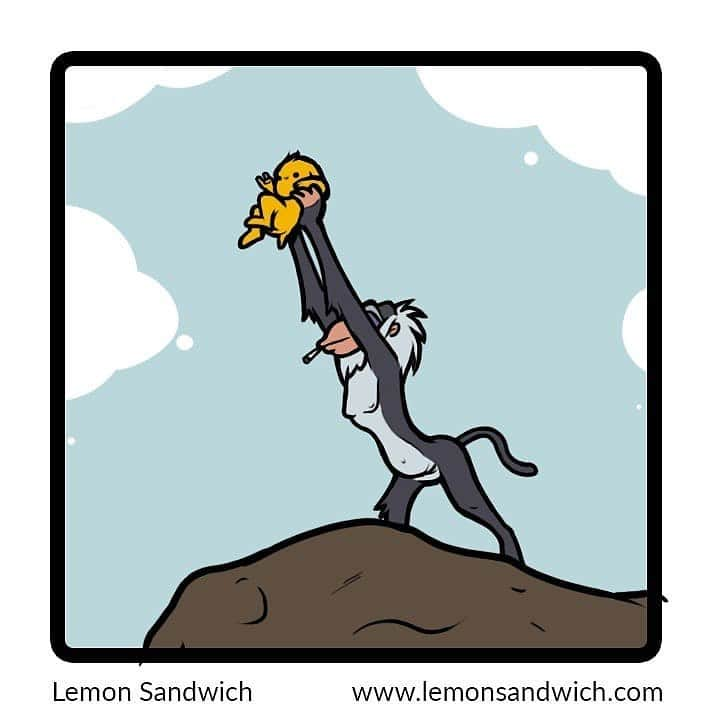 9GAGさんのインスタグラム写真 - (9GAGInstagram)「The most memorable scene of Lion King. 🦁| Follow @doodles - By @thelemonsandwich - #doodles #comics #lionking」7月29日 12時51分 - 9gag