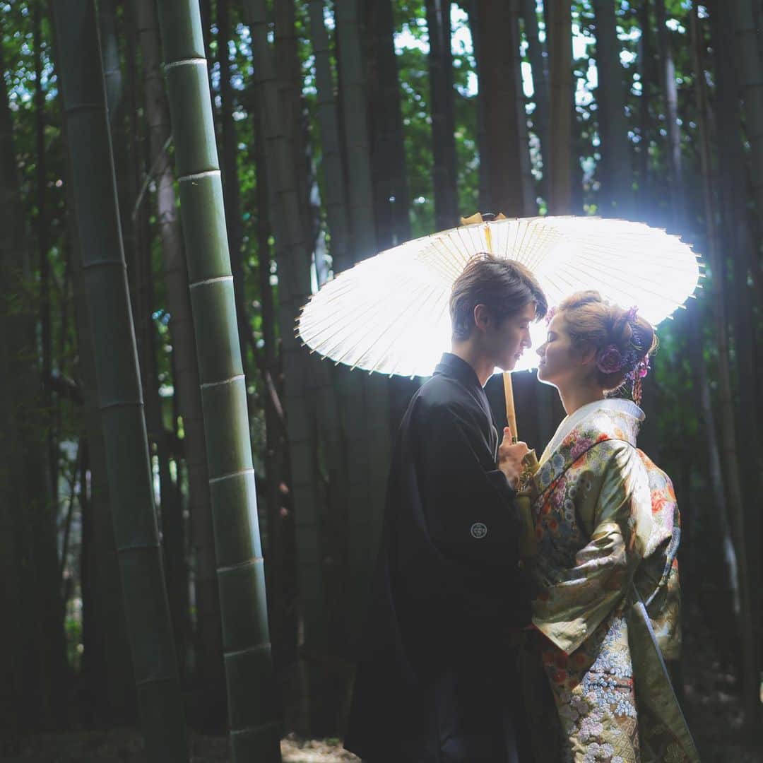 CLAIREのインスタグラム：「和装ならではの世界観を。 ・ @clairebridalstudio」