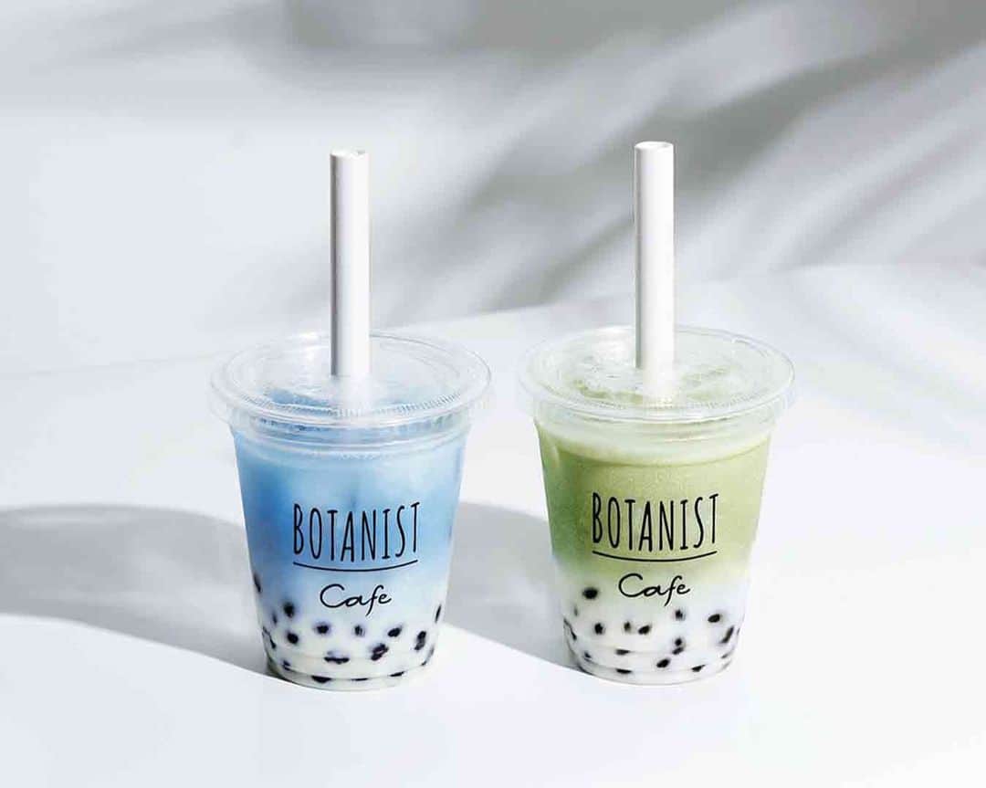 のインスタグラム：「夏休み🌴ヴィーガンタピオカ限定販売✨ ⠀ 表参道の旗艦店 #botanisttokyo の1F店頭ティースタンドで、8/1(木)より期間限定で発売します✨ “バタフライピーソイミルクティー”(画像左)は、ヴィーガン対応のギルトフリードリンクに仕上げました😆 どちらもテイクアウト商品なので、小腹がすいた時のおやつや街歩きのお供にオススメ♪ 夏休みのお出かけに、是非お立ち寄りくださいね🤗 ⠀ 【MENU】 画像左から ⠀ ✔︎ BOBA TEA BUTTERFLY PEA × SOY MILK タピオカ バタフライピーソイミルクティー【ヴィーガン対応】 鮮やかなバタフライピーティーと、ソイミルクが2層に。 トロピカルなココナッツシロップの甘さと風味がポイント ⠀ ✔︎ BOBA TEA MATCHA × MILK タピオカ 抹茶ミルクティー まろやかで濃厚な抹茶フォームとミルクが2層に。 ヘーゼルナッツシロップの香ばしい風味がアクセント ⠀ 各600円(税込) ⠀ #1日限定100杯 #台湾産の本格タピオカ使用 #地球にやさしいエコカップと紙ストローで提供🌍  Summer holiday! Perfect timing to try our new limited Vegan Tapioca Drink! ⠀ From tomorrow we will begin selling a unique and refreshing vegan tapioca drinks at our Tea-stand at Botanist Tokyo! Our Butterfly Pea Soy Milk Tea (left pic) is vegan and guilt-free! ⠀ Both are available for take-away, so why not cool down for a moment as you stroll by! ⠀ MENU ✔︎BOBA TEA BUTTERFLY PEA x SOY MILK Tapioca Drink made with Butterfly Pea Tea and Soy Milk (Vegan). A light and refreshing taste made with two layers of soy milk and tea! Enjoyed with the tropical taste of coconut whip. ⠀ ✔︎BOBA TEA MATCHA x MILK Tapioca meets Matcha Milk Tea.  A concentrated and rich matcha foam is layered with milk in two layers.  Accented with hazelnut syrup. ⠀ 600 Yen each (Tax included)  #BOTANIST #ボタニスト #ボタニストトウキョウ ⠀ 🗼@botanist_tokyo 🌍@botanist_global 🇨🇳@botanist_chinese 🇰🇷@botanist_korea」