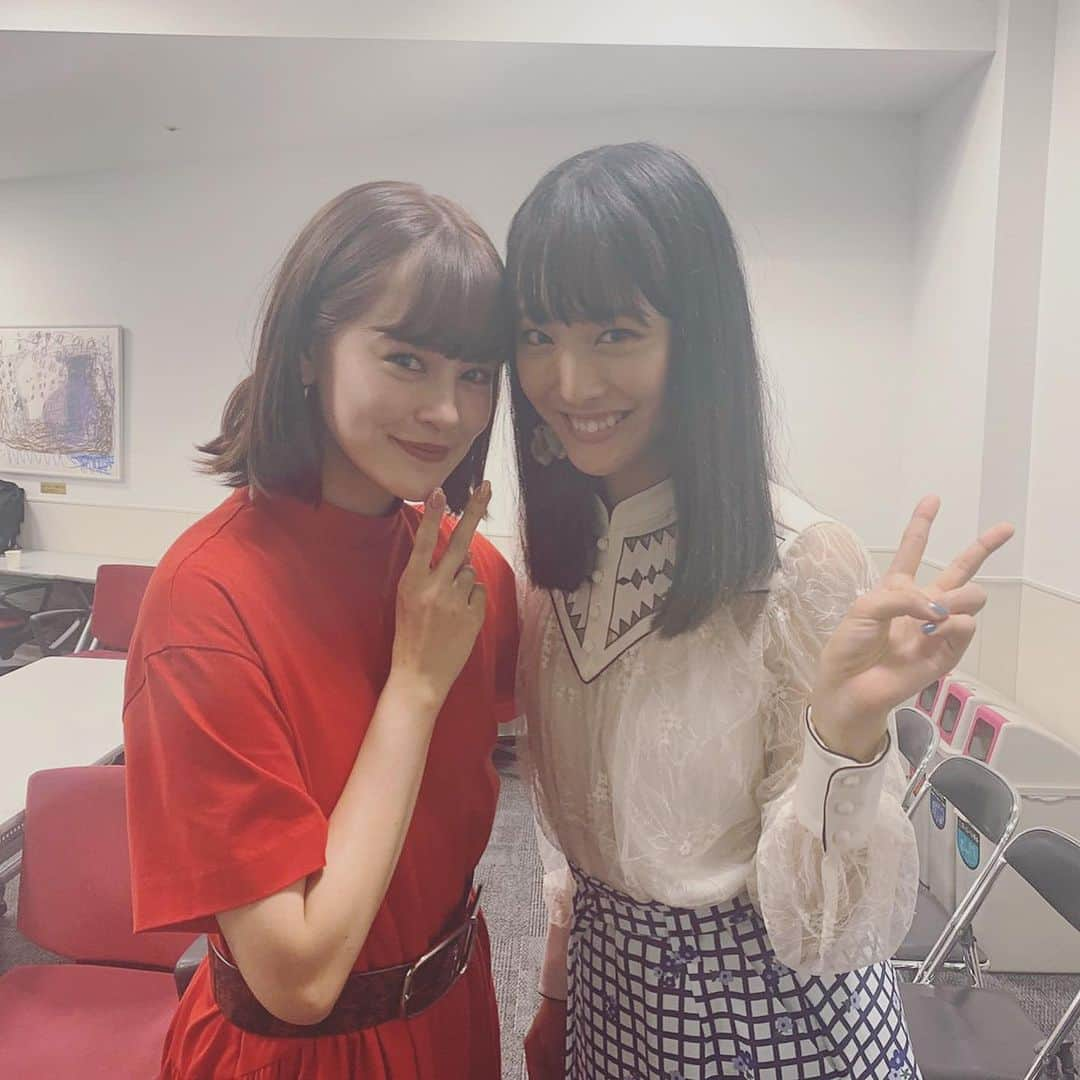 emmaさんのインスタグラム写真 - (emmaInstagram)「可愛い可愛い 花恋ちゃん ♡ 収録一緒で嬉しかった 💋 @karen_otomo」7月29日 18時31分 - okss2121