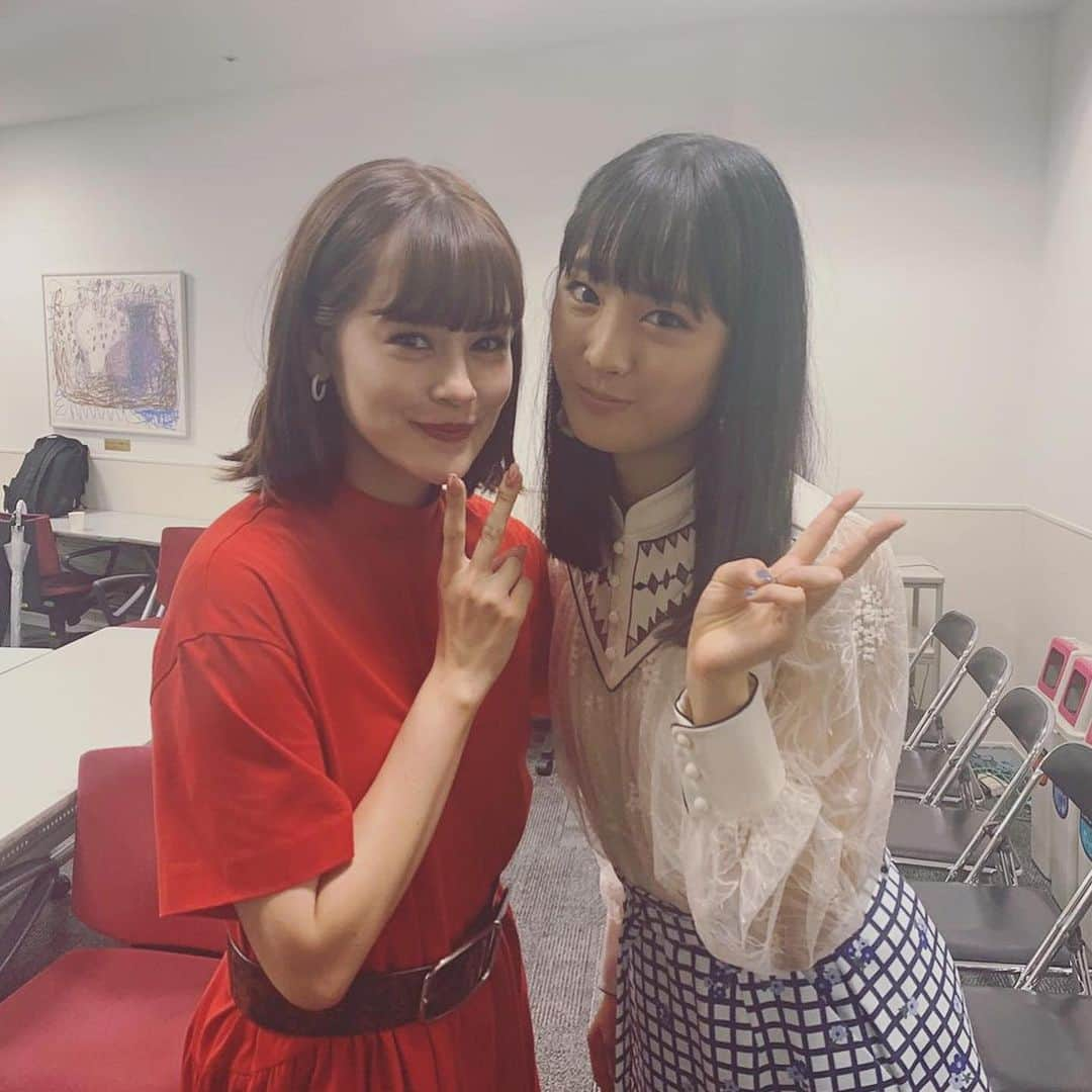 emmaさんのインスタグラム写真 - (emmaInstagram)「可愛い可愛い 花恋ちゃん ♡ 収録一緒で嬉しかった 💋 @karen_otomo」7月29日 18時31分 - okss2121