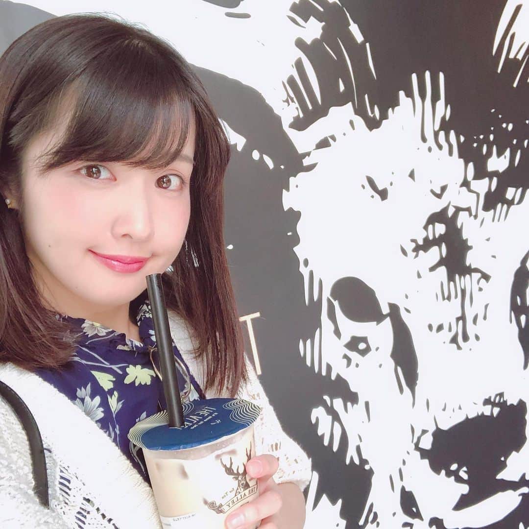 髙橋明日香のインスタグラム：「THE ALLEYのタピオカ、お茶がとっても美味しくて好き。  #タピオカ #ジアレイ #thealley」