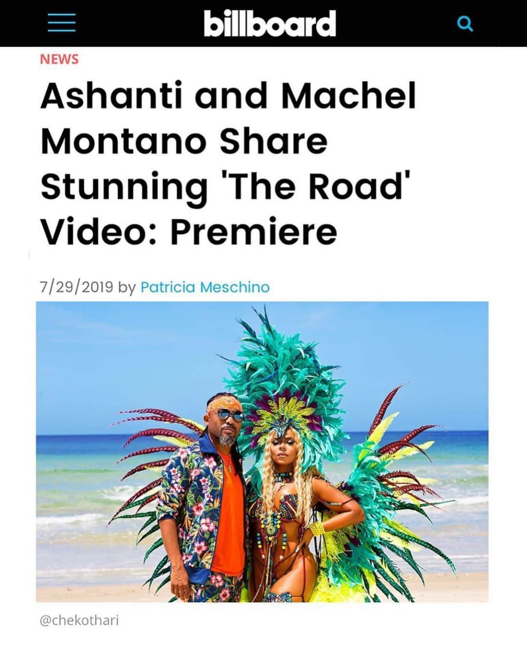 アシャンティさんのインスタグラム写真 - (アシャンティInstagram)「It’s here!!! “The Road”video @machelmontano @directorx click the link in my bio 🔥🔥🔥🙌🏽🙌🏽🙌🏽🇹🇹🇹🇹🇹🇹 @billboard」7月30日 6時08分 - ashanti