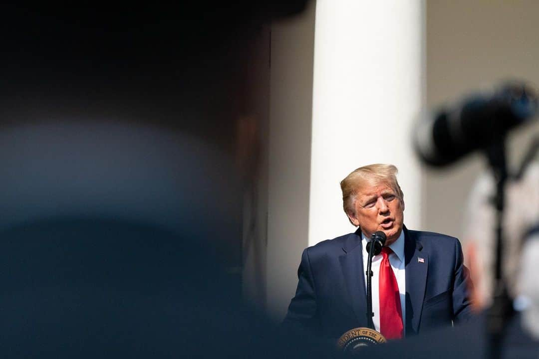 ドナルド・トランプさんのインスタグラム写真 - (ドナルド・トランプInstagram)「President Donald J. Trump addresses his remarks prior to signing H.R. 1327; an act to permanently authorize the September 11th Victim Compensation Fund Monday, July 29, 2019, in the Rose Garden of the White House.」7月30日 5時14分 - realdonaldtrump