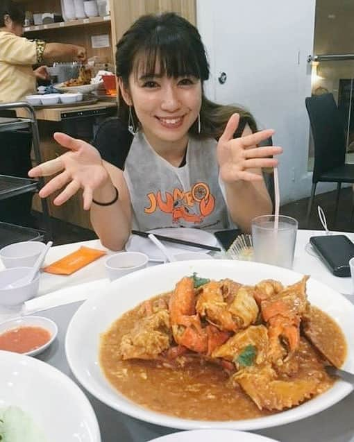 才木玲佳さんのインスタグラム写真 - (才木玲佳Instagram)「chili crab in singapore🦀」7月29日 21時55分 - saikireika