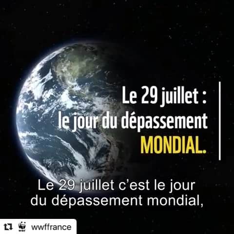 ポーリーヌ・オアロのインスタグラム：「La bataille n’est pas perdue 🌱🌍 Today human’s have used up more of Earth’s ressources that it can regenerate in a year.  And this date keeps coming sooner... If we keep our efforts, we’d be able to delay this date by 5 days every year. We would be in our planet’s “budget” by 2050 !! Keep our hopes high 💚  #overshootday2019 #savehome」