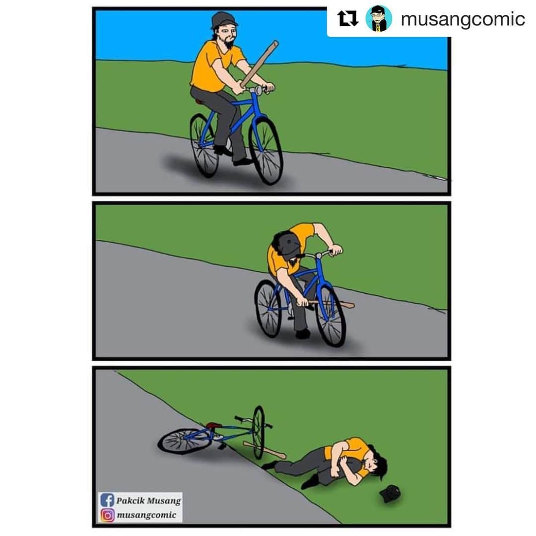 Koleksi Komik Malaysiaさんのインスタグラム写真 - (Koleksi Komik MalaysiaInstagram)「#Repost @musangcomic with @get_repost ・・・ Bila pakcik cuba buat lawak bodo _(:3/  #koleksikomikmalaysia  #komikmalaysia  #gengkomik」7月29日 21時58分 - tokkmungg_exclusive