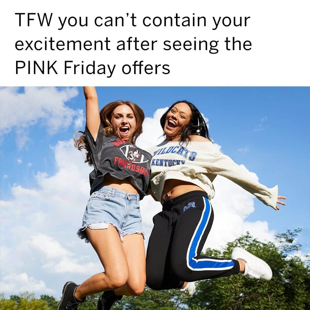 Victoria's Secret PINKさんのインスタグラム写真 - (Victoria's Secret PINKInstagram)「🔊Oh. Emm. Geeeee. #PINKNation! A sneak peek at the PINK Friday (8/2) deals are here‼️ Download the app now to start planning everything you’ll be buying!」7月29日 22時31分 - vspink