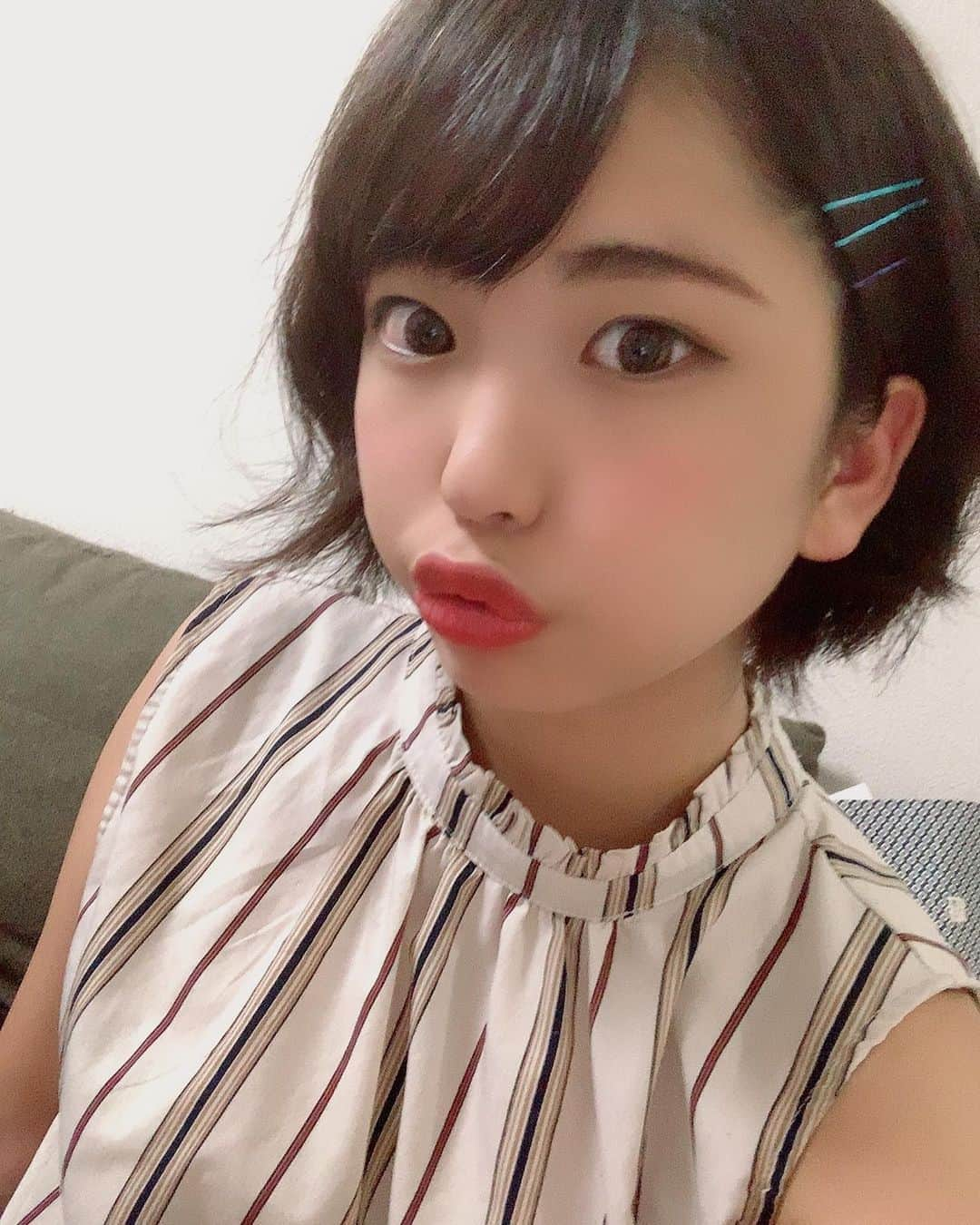 高杉麻里のインスタグラム：「ヘアセット(そんな長さない)とメイク(いつもそんなしてない)が満足に行くと嬉しいよね  自己満」