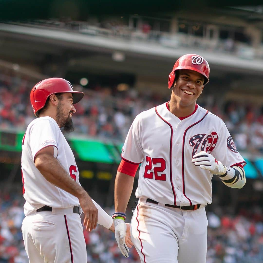 ワシントン・ナショナルズさんのインスタグラム写真 - (ワシントン・ナショナルズInstagram)「Juan homered yesterday. Let’s taco bout it.」7月29日 23時18分 - nationals