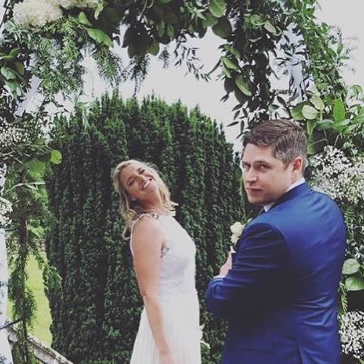 ローレン・ボイルのインスタグラム：「Such an honour to celebrate your special day with you 😘🇮🇪🇭🇰☘️ #allforoneandonefarrell」