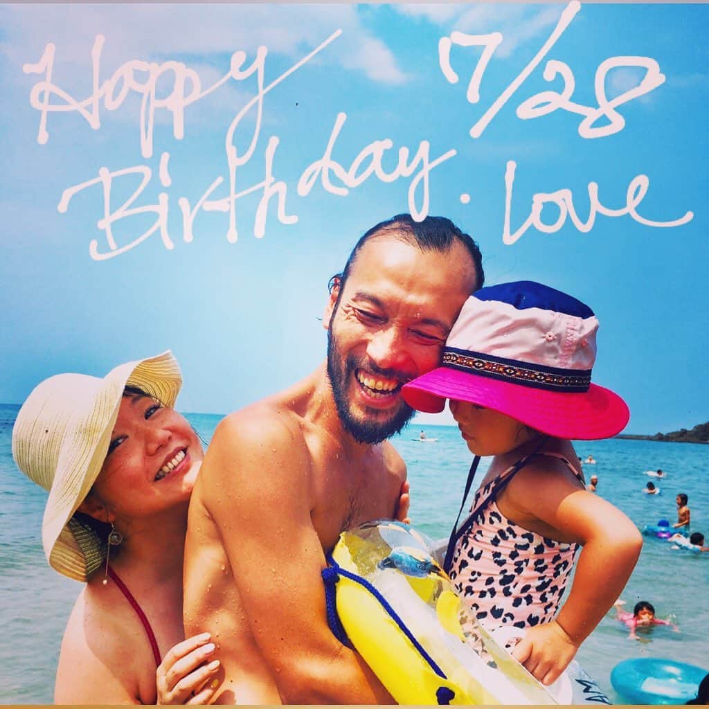 有坂美香のインスタグラム：「Happy Birthday, my love❕ ツヨシさんのお誕生日でした！  July 28th 2019 SUNLIFE☀️」