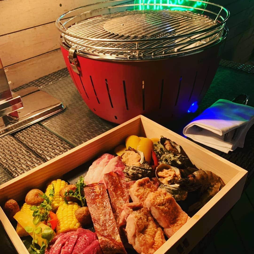 華耀きらりさんのインスタグラム写真 - (華耀きらりInstagram)「BBQ！夏ですね #梅雨明け#東京#肉 #bbq #summer」7月29日 23時52分 - hi__kirari_kayo