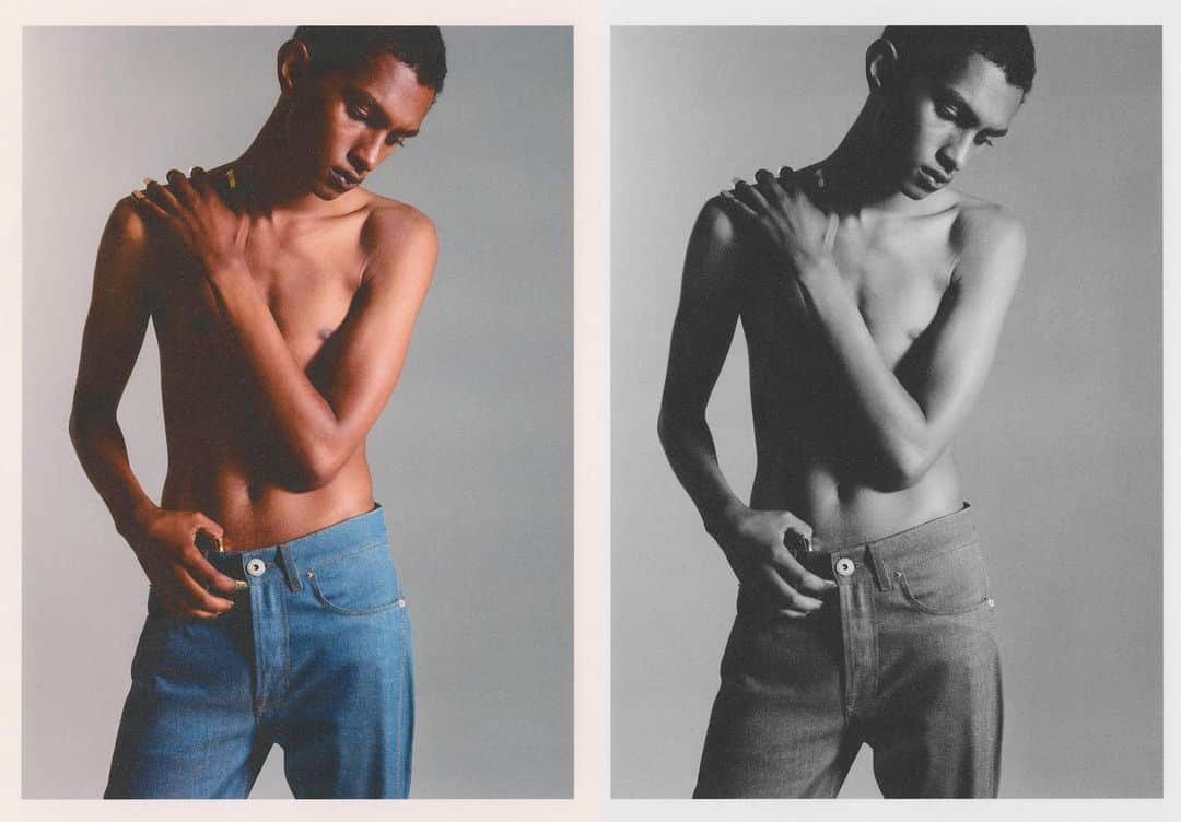 ランバンのインスタグラム：「#LanvinDenim by @brunosialelli. Photography: @francoisquillacq #LanvinbyBrunoSialelli」