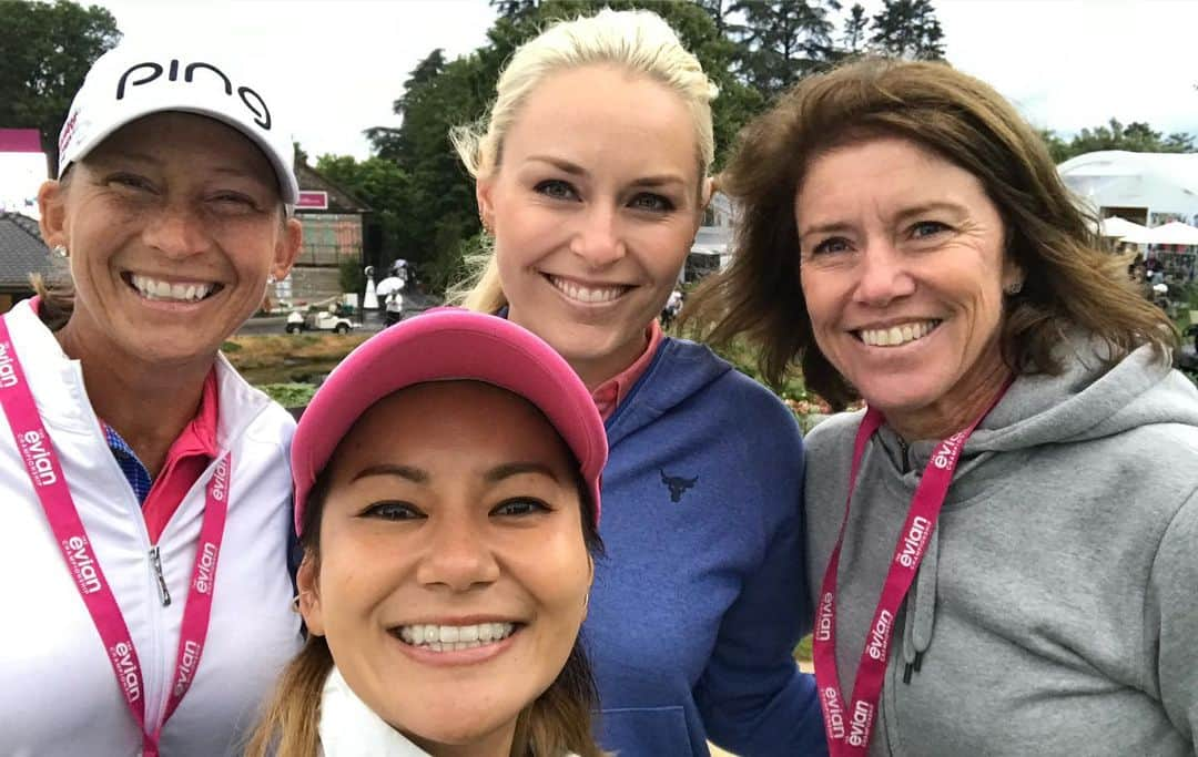 リンゼイ・ボンさんのインスタグラム写真 - (リンゼイ・ボンInstagram)「What a great weekend with @rolex at the @evianchamp @lpga_tour in France! So honored to give JY Ko @go_jinyoung_go the trophy for winning the tournament, the new #1 in the world!!! Also, HUGE congrats to Lorena Ochoa on being the FIRST EVER recipient of the “for a better tomorrow” award by for her philanthropic work in Mexico. She has helped over 5,000 kids through her school. It’s amazing to see the impact you have made after sport Lorena! You are a true inspiration! 🙏🏻❤️」7月30日 6時15分 - lindseyvonn