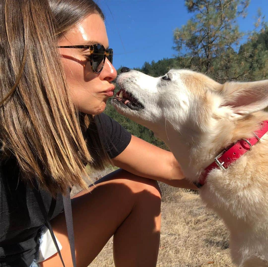 ダニカ・パトリックさんのインスタグラム写真 - (ダニカ・パトリックInstagram)「Babies had fun running trails again!!! Of course they found little burr bushes to walk through but their joy was all that mattered!  Nature is my jam. I love it. I truly believe it is impossible to feel worse after being on the beach or in the mountains or next to a river or a lake. I dare you to prove me wrong. (Bites and stings out there don’t count! 🤣)」7月30日 1時01分 - danicapatrick