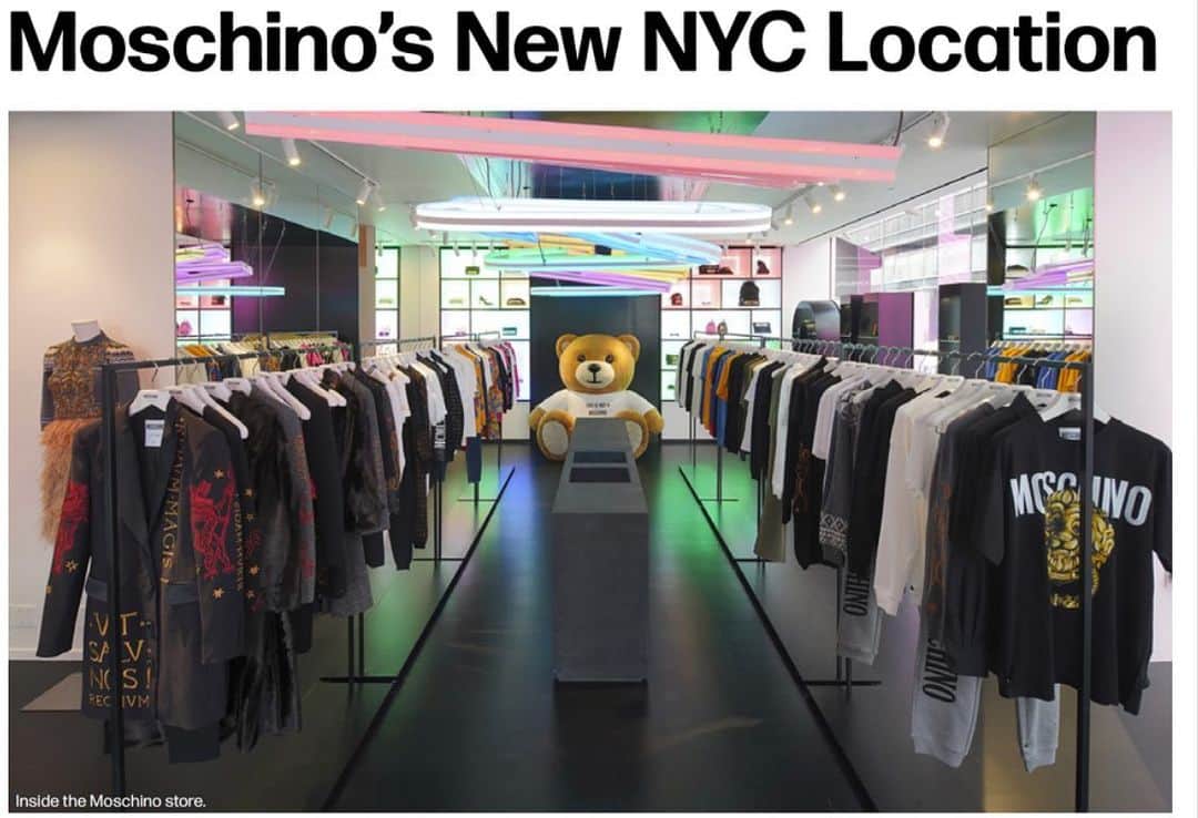 Moschinoさんのインスタグラム写真 - (MoschinoInstagram)「Moschino NYC now open on 635 Madison Avenue and 59th street #moschino @itsjeremyscott @wwd」7月30日 3時22分 - moschino