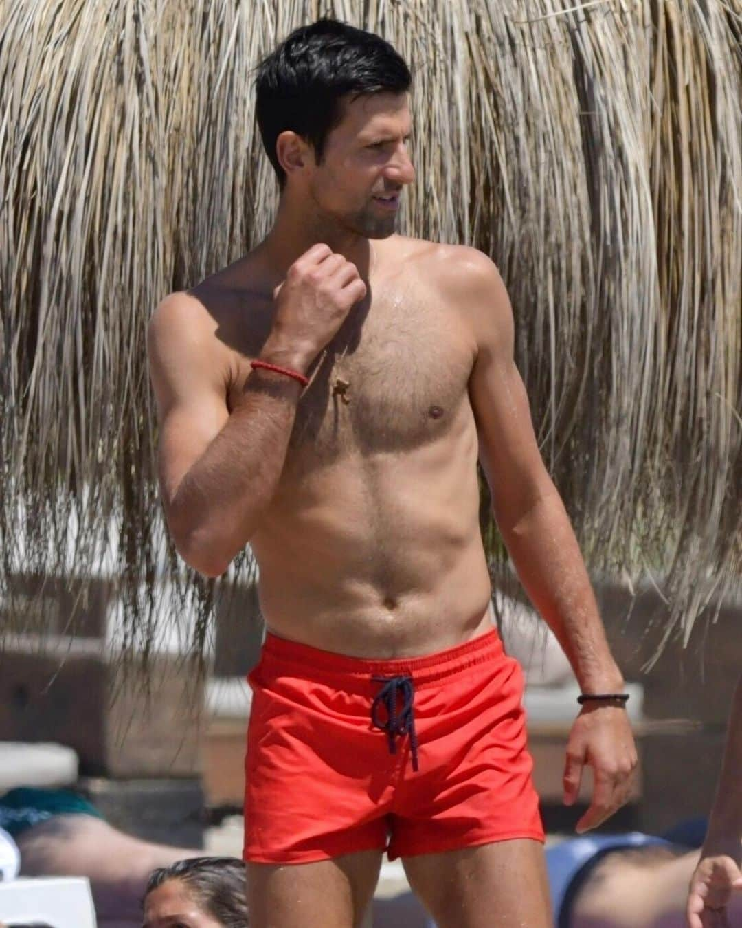 Just Jaredさんのインスタグラム写真 - (Just JaredInstagram)「@djokernole hits the beach shirtless during his family vacation in Marbella! See more on JustJared.com now. Photos: Backgrid」7月30日 3時59分 - justjared