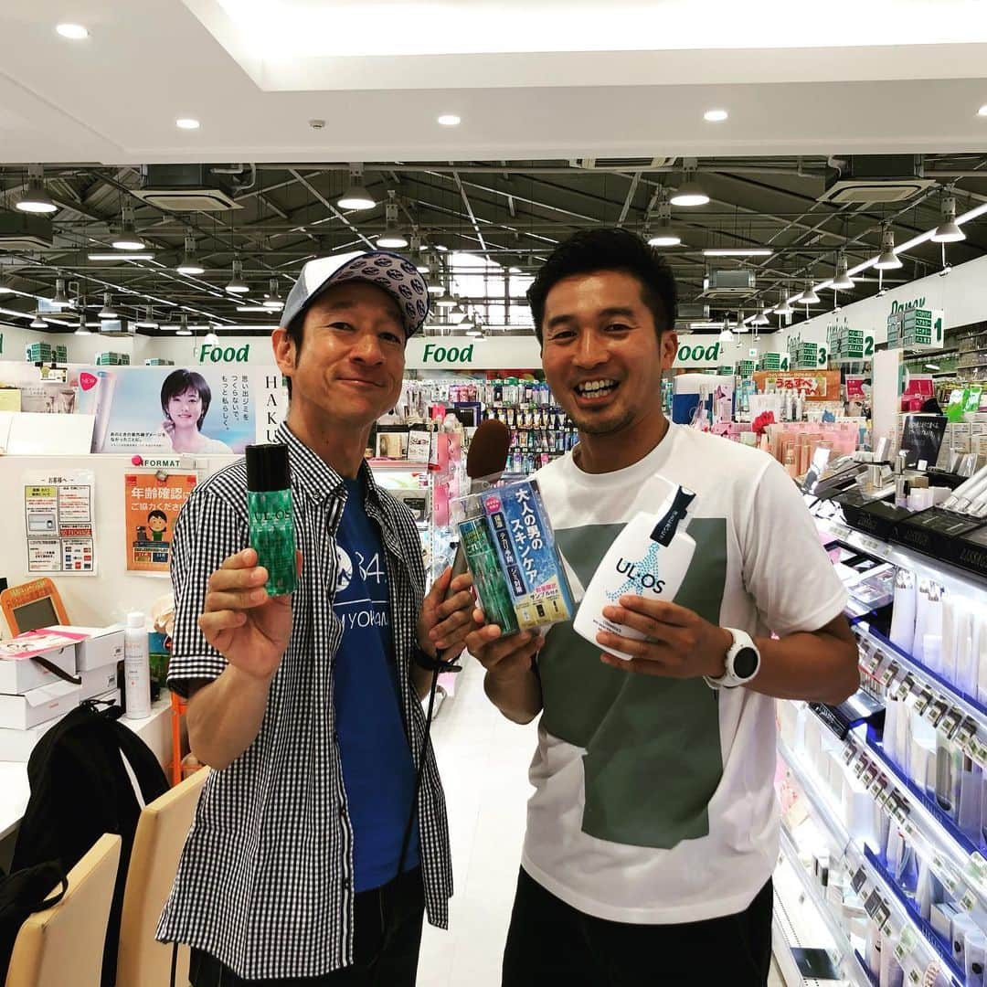 柴田聡さんのインスタグラム写真 - (柴田聡Instagram)「藤田さんと UL・OS男前リポート！ #fmyokohama  #lovelyday847 #藤田優一 さん #この15年間で #たぶん #3回目ぐらいの絡み #ウルオス #ULOS #大塚製薬」7月30日 15時10分 - satorushiba