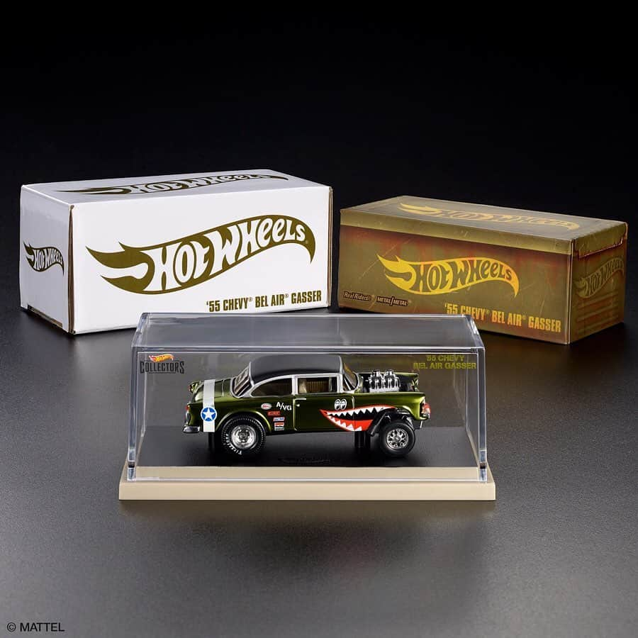 Hot Wheelsさんのインスタグラム写真 - (Hot WheelsInstagram)「Prepare for liftoff with RLC-exclusive RLC '55 Chevy Bel Air Gasser. #HotWheels #HotWheelsCollector」7月30日 8時09分 - hotwheelsofficial