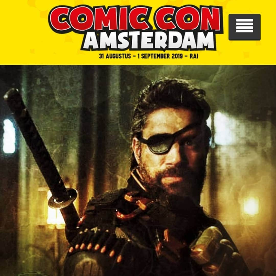 マヌー・ベネットさんのインスタグラム写真 - (マヌー・ベネットInstagram)「I'll be seeing you at the 'Dam, kid!! #slade #deathstroke @cw_arrow @nlcomiccon @comicconamsterdam」7月30日 10時00分 - manubennett