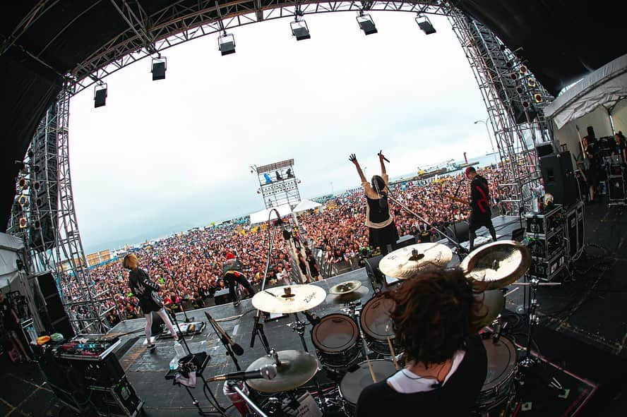 HIROSHIさんのインスタグラム写真 - (HIROSHIInstagram)「‪OGA NAMAHAGE ROCK FESTIVAL vol.10‬ ‪photo by @kawado_photo  #ONRFX‬」7月30日 10時21分 - hirorinq