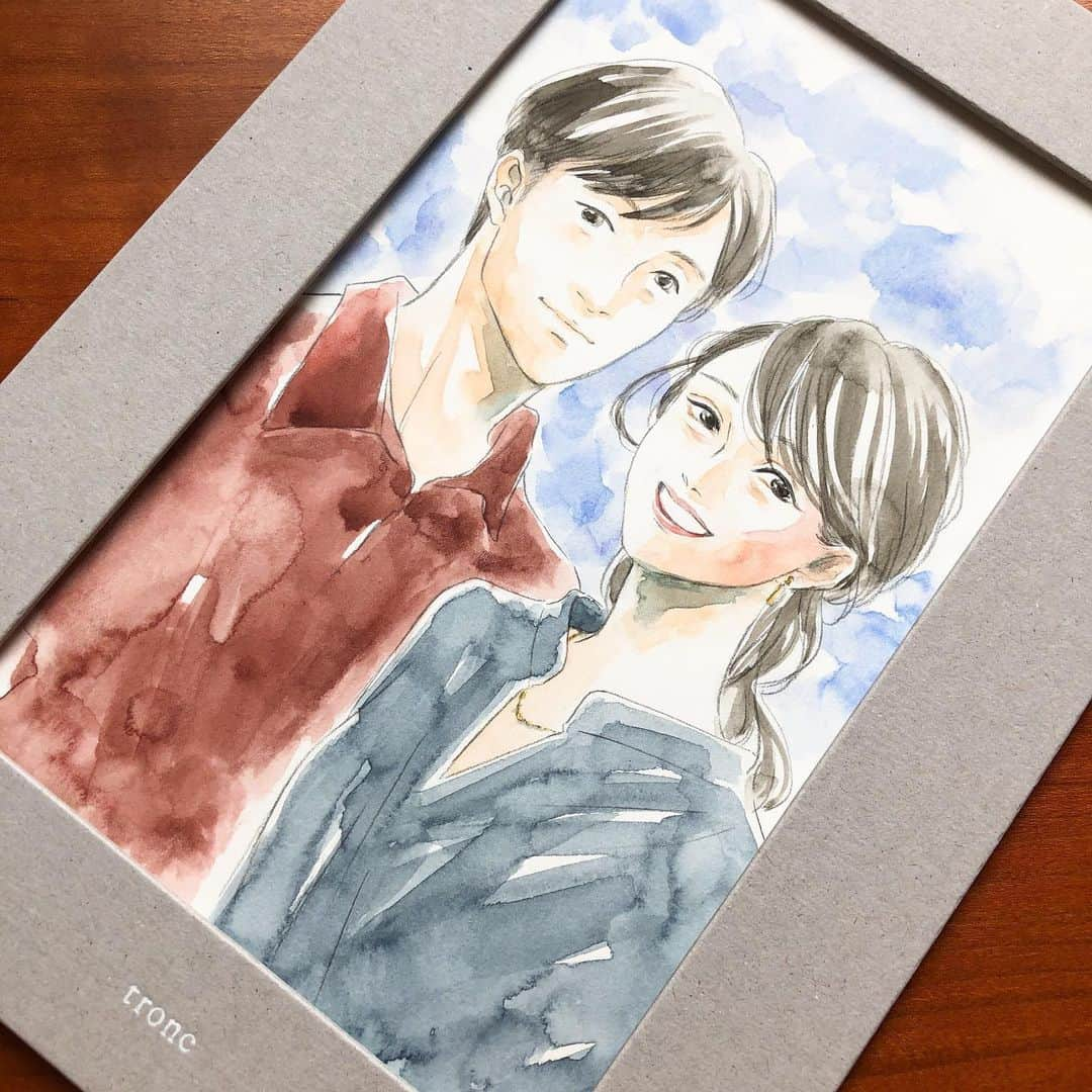 miiiさんのインスタグラム写真 - (miiiInstagram)「#illustration #watercolor」7月30日 11時39分 - tronc_miii