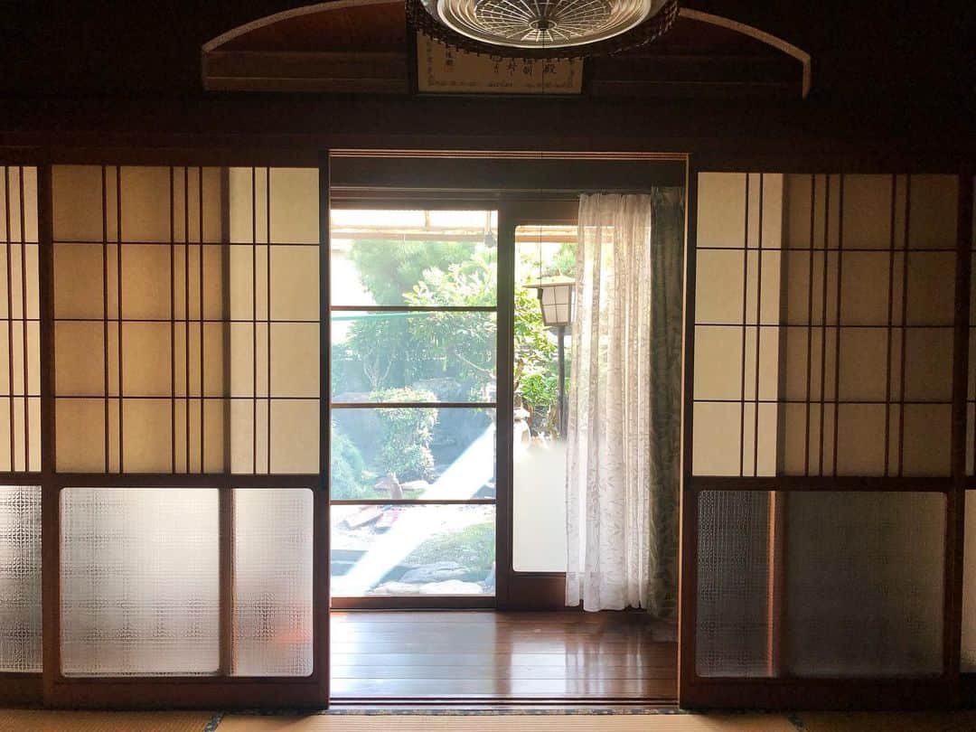 のインスタグラム：「やっと夏。 地元に帰省中🍃 おばあちゃんちはもはや私の実家。 それくらいここで育ったし過ごした時間は長いな〜 畳の香り、蝉の声、青々とした緑、網戸から入り込む光、最高に心地よい田舎の夏🌻  #summer」