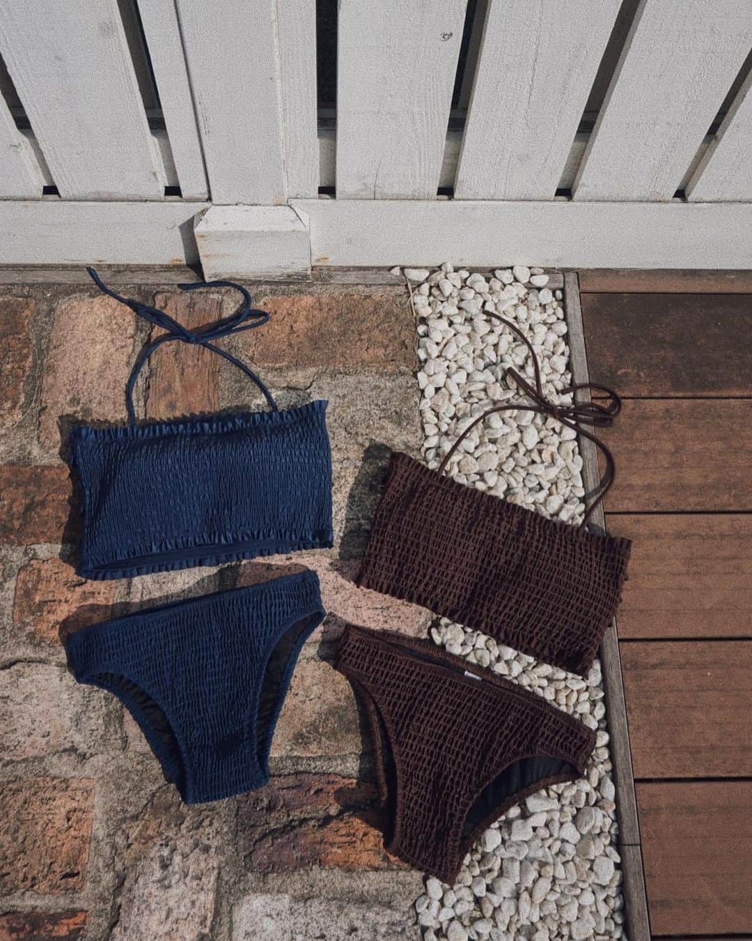 佐野真依子さんのインスタグラム写真 - (佐野真依子Instagram)「■Shirring Halter Swimwear ￥9,720 brown ビーチに大人映えする brownカラーがかわいい❤︎ シャーリングゴムで しっかりフィットする 安心感のある着心地だよ❤︎ @trunc88_official  #trunc88」7月30日 12時17分 - sanomaisanomai