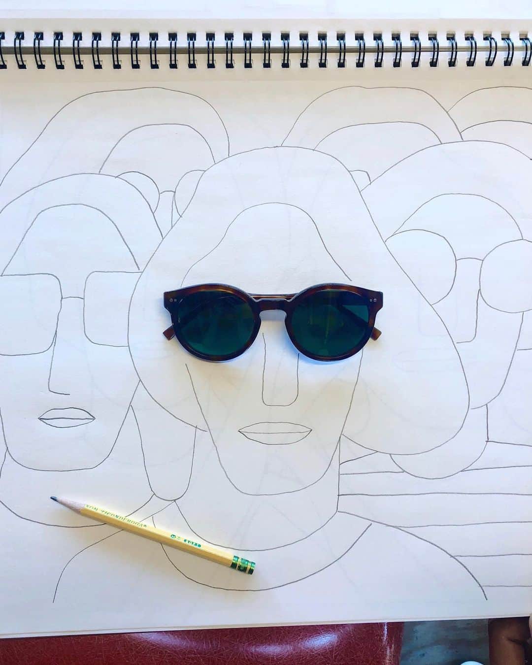 Warby Parkerのインスタグラム：「Have you seen @mcfetridge's new sunglasses? We teamed up with one of our favorite artists for a limited-edition capsule collection👆Tap to see more!」