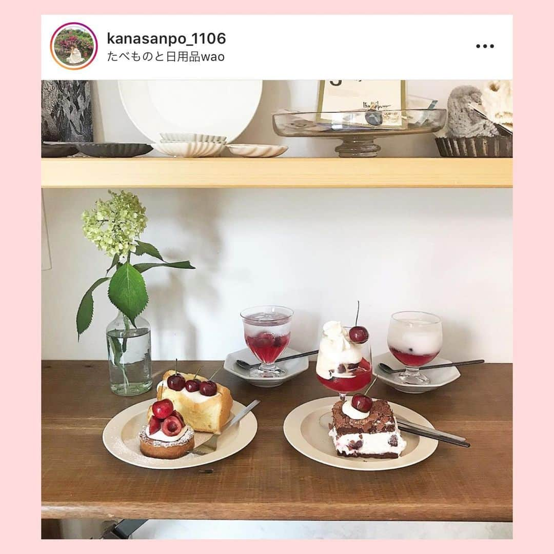 bis_web bis [ビス] さんのインスタグラム写真 - (bis_web bis [ビス] Instagram)「July 30, Tuesday﻿ ﻿ ﻿ 🍒﻿ ﻿ ﻿ さくらんぼをふんだんに使ったスイーツが人気の﻿ たべものと日用品wao 🎂﻿ ﻿ ﻿ 喫茶は「日々のおやつとしておいいしもの」を﻿ 日用品は「日々の暮らしに寄り添うもの」を﻿ というコンセプトの喫茶と日用品のお店。﻿ ﻿ ぜひ行ってみてね❤️﻿ ﻿ ﻿ ﻿ [たべものと日用品wao］﻿ 東京都葛飾区金町4-23-11﻿ ﻿ ﻿ ﻿ ﻿ #さくらんぼ #チェリー #🍒 #スイーツ #カフェ #カフェ巡り #カフェ好き #🎂 #ケーキ #パフェ #日用品 #喫茶店」7月31日 0時28分 - bis_web