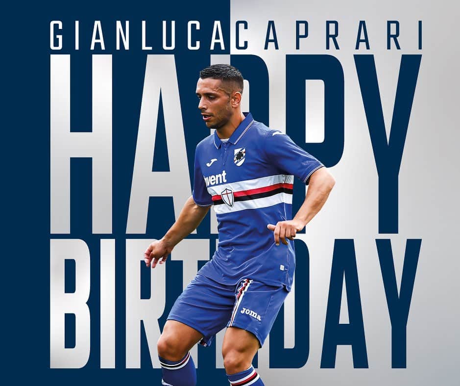 UCサンプドリアさんのインスタグラム写真 - (UCサンプドリアInstagram)「Buon compleanno, Gianluca #Caprari. 🎂2️⃣6️⃣🎉」7月30日 16時37分 - sampdoria
