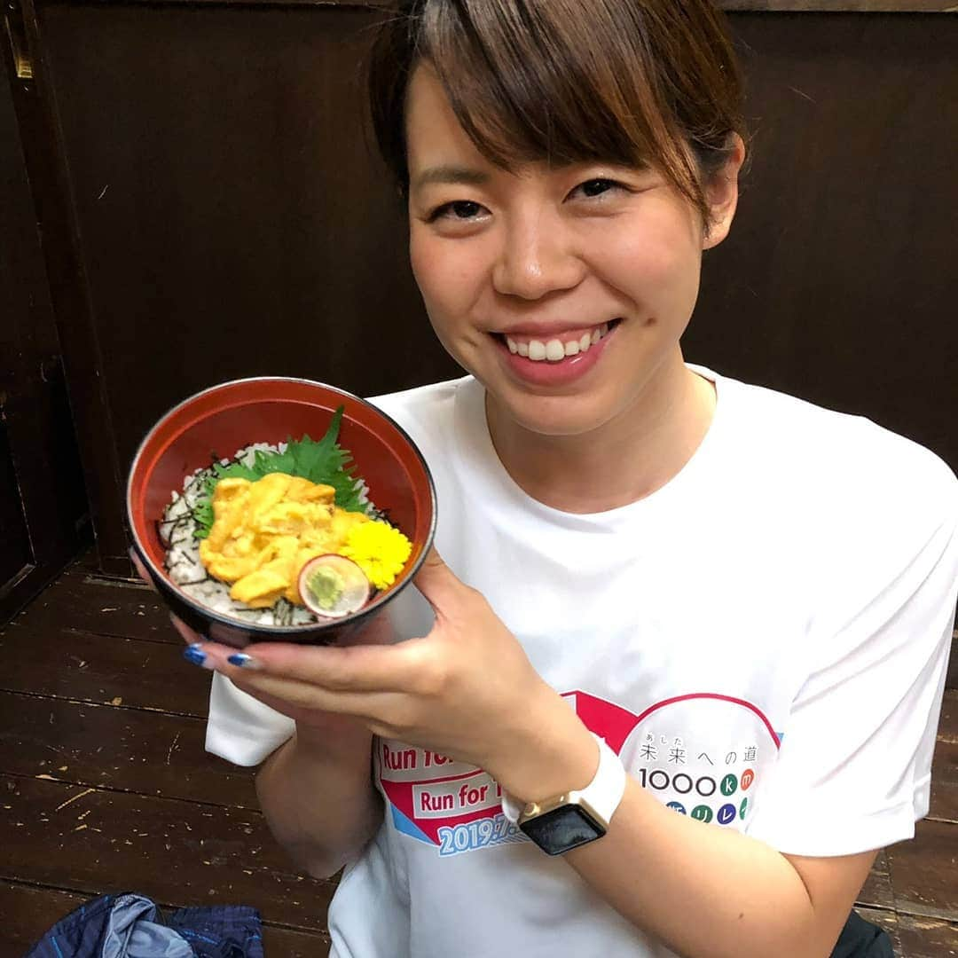 星奈津美さんのインスタグラム写真 - (星奈津美Instagram)「1000km縦断リレーpart2 八戸で食べた美味しいものたち載せきれなかったのと、マネージャーさんがたくさん写真を撮ってくれてたので📸✨ そして、久慈と言えば、、 (最後は動画なので音量注意⚠) #八戸市 #サバ #ホヤ #ウニ #せんべい汁  #久慈市 #あまちゃんロケ地 #じぇじぇじぇ」7月30日 17時34分 - ntm_hoshi