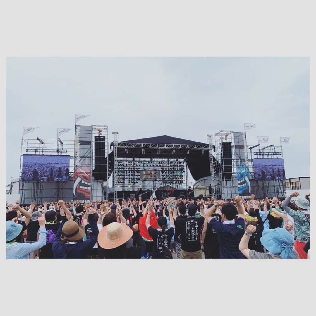 ELSAのインスタグラム：「2019.7.26(fri) OGA NAMAHAGE ROCK FESTIVAL Vol.10 #jealkb #onrf」